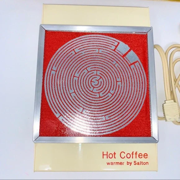 v i n t a g e :: MCM Hot Coffee Warmer Tray Plate - Picture 4 of 11